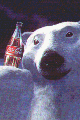 A lovable Coca-Cola Polar bear 1993